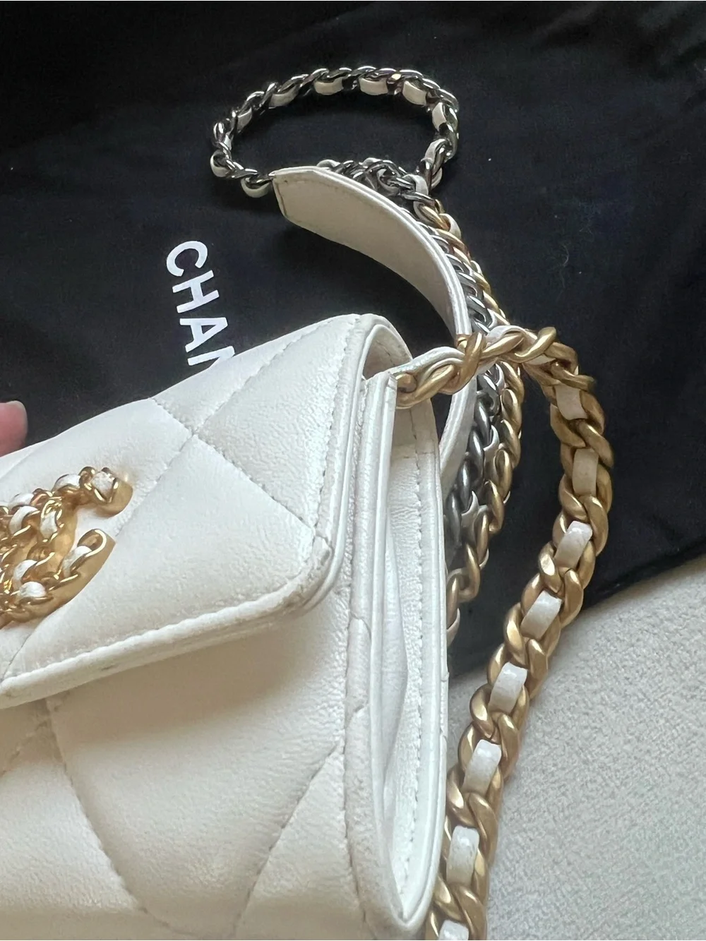 Chanel 19 Coin Purse/ Cardholder Crossbody